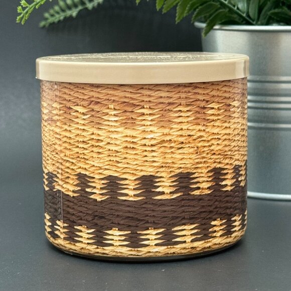 BBW Brown Sugar Coconut Bath & Body Works 3 Wick Candle - Picture 2 of 10